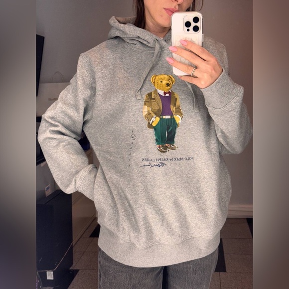 Ralph Lauren men hoodie with bear